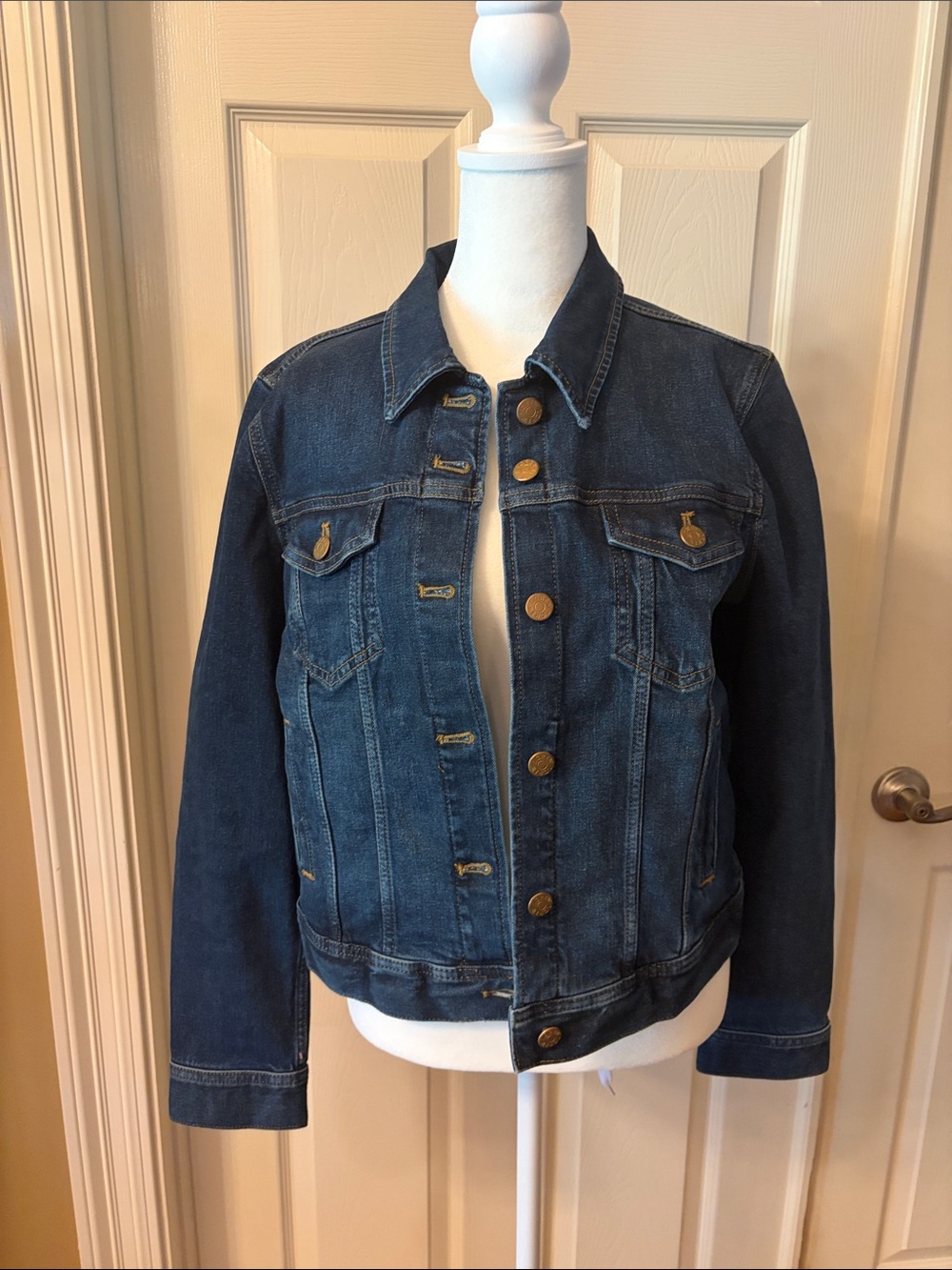 J. Crew Dark Blue Denim Jean Jacket